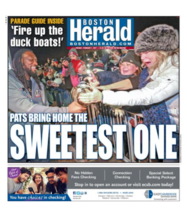 Patriots Bring home The Sweetest One Boston Herald Newspaper  2-7-17 Cha... - $23.27