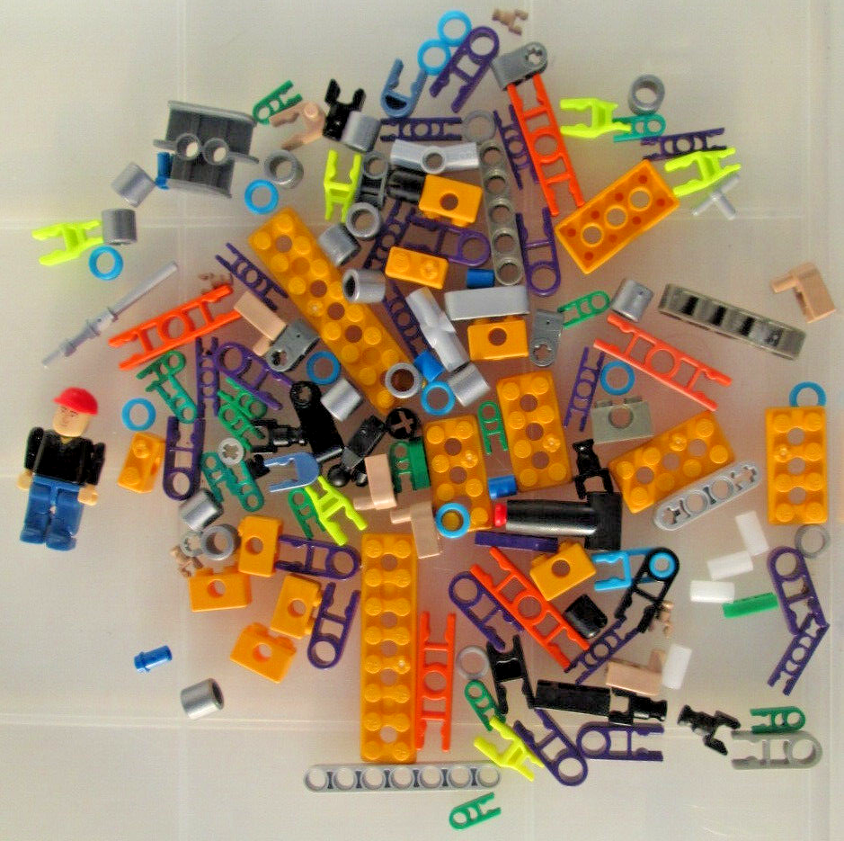 Knex Mixed Lot Clips Spacers minifig block Connectors Replacement Expansion Part - £5.55 GBP