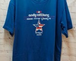Andy Williams Moon River Theatre Branson MO Men women t shirt L star fla... - $15.58