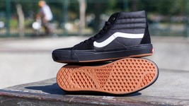 NIB women&#39;s 8.5 vans sk8 hi pro BMX vn0A45JVY28 black/white - £63.93 GBP