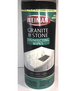 Weiman Granite Surface Wipes 1ea 30 ct pk Luxury Surface Cleaning-SHIP S... - $17.23 CAD