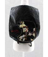 LINED ELVIS DRAWSTRING BACKPACK BY ASHLEY M. ELVIS PIC W/ GUITAR STUDDED... - £31.45 GBP