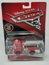 Disney Pixar Cars 3 Deluxe &quot;Red&quot; Fire Engine Truck NIP 2016 Mattel - $14.86