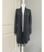 White House Black Market Sweater Cardigan Size Small Gray - $34.30 CAD