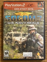 SOCOM 3 US Navy Seals PS2 PlayStation 2 Greatest Hits Complete - £7.55 GBP