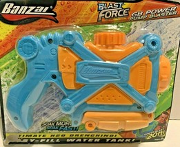 Water Gun Banzai Blast Force Pistol Play Kids Children Fill Easy Wet Fun - £5.48 GBP