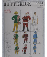 Butterick 3352 Costume Pattern Santa, Doctor, Asian, Hispanic Adult Size... - $7.95