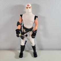 GI Joe White Ninja Storm Shadow Articulated Hands Rare 12&quot; 1996 VTG - £14.62 GBP