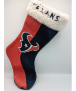 Houston Texans Holiday 19&quot; Christmas Stocking Team Logo Embroidered Red ... - €11,25 EUR