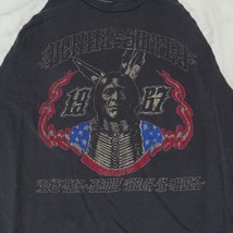 Distressed Ralph Lauren Denim &amp; Supply Sz M Native American Indian Ragla... - £9.24 GBP