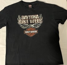 Vintage Harley-Davidson Daytona Bike Week 2009 Size XL Orlando Harley Da... - $19.55
