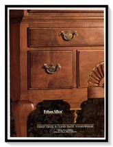 Ethan Allen Collection Queen Anne Highboy Ad Vintage 1986 Magazine Adver... - $9.70