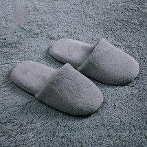 Winter Warm Anti-slip Slippers Home Hotel Coral Velvet Bread Shoes Korean Versio - £12.59 GBP