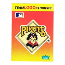 1991 Fleer #NNO Team Logo Stickers Baseball Collection Pittsburgh Pirates - $2.00