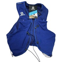 Salomon ADV SKIN 5 Set Blue Unisex Size L Running Vest NWT No Flasks - £66.98 GBP