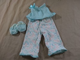 American Girl of The Year Doll GRACE Pajamas Outfit  with Slippers - £18.25 GBP