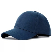 Mens Womens Plain Baseball Cap Hat Polo Style Wool Hook Loop Adjustable ... - $9.99