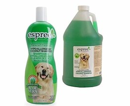 Hypoallergenic Dog Shampoo Tearless Sensitive Skin Aloe Coconut 12oz or ... - £51.90 GBP