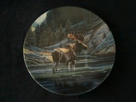 THE MOOSE collector plate PAUL KRAPF Wild and Free: Canada&#39;s Big Game WI... - $29.99