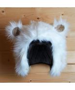 Headztrong Polar Bear Furry Ski Helmet Cover - $1,705.08 MXN