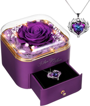 Gifts for Wife from Husband, Forever Preserved Rose for Women Mum Wife Girlfrien - £51.82 GBP