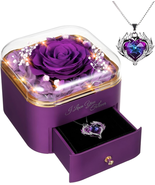Gifts for Wife from Husband, Forever Preserved Rose for Women Mum Wife G... - £51.02 GBP