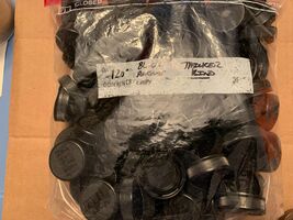 Powerade Bottle Caps Black Lot THICK Variety - For Arts &amp; Crafts - $25.00