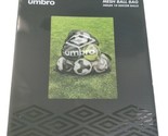 Umbro Mesh Ball Bag With Drawstring Holds 10 Soccer Balls New In Box - $14.84