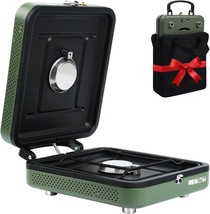 2 Burner Camping Stove With Carrying Bag, Foldable Propane Camp Stove, G... - £60.18 GBP