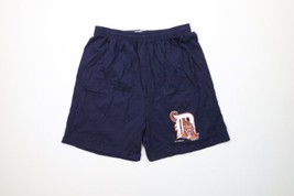 Vintage 90s Mens Large Faded Spell Out Detroit Tigers Baseball Shorts Cotton - £41.30 GBP