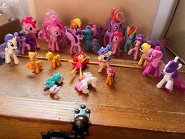 Large Mixed Lot Rubber Plastic My Little Pony &amp; Others Winged Horse Unicorn Figu - £11.90 GBP