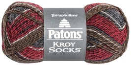 Patons Kroy Socks Yarn-Grey Brown Marl 338920 - £16.99 GBP