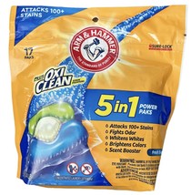 Arm &amp; Hammer plus OxiClean 5-in-1 Power Paks, 17 Count - £10.66 GBP