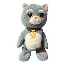 Gebra Rock Star Dancing &amp; Singing Cat Animated Plush Sings Baby Shark Song - £23.59 GBP