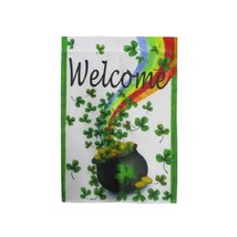 Celebrate It St. Patrick&#39;s Day Pot of Gold Welcome Garden Flag , 12.5&quot; x 18&quot;  - £7.98 GBP