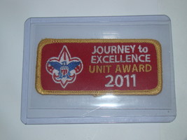 BOY SCOUTS - JOURNEY to EXCELLENCE UNIT AWARD 2011 (Patch) - $12.00