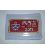 BOY SCOUTS - JOURNEY to EXCELLENCE UNIT AWARD 2011 (Patch) - $16.41 CAD