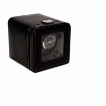 Bey Berk Black Leather Single Watch Winder Glass Door - $245.95