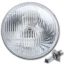 7&quot; Stock Headlight 55/60W Halogen H4 Light Bulb Headlamp Fits: Harley Mo... - $34.95