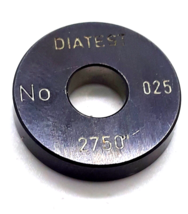DIATEST SPLIT BALL DIAL BORE GAGE SET RING NUMBER .025 .2750&quot; - £17.27 GBP