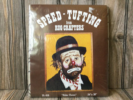 1981 Rug Crafters Speed Tufting Pattern 35-618 &quot;HOBO CLOWN&quot; (24&quot; X 30&quot;) NEW - $45.35