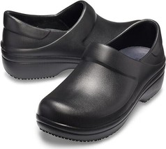 Crocs Neria Pro II Clogs Womens 11 Black Slip On Work Shoes Slip Resista... - £25.53 GBP