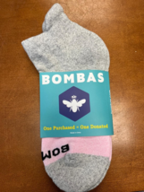Bombas 2 PAIRS of Women&#39;s Ankle Socks (Wisteria/Grey, Medium) - $23.06 CAD