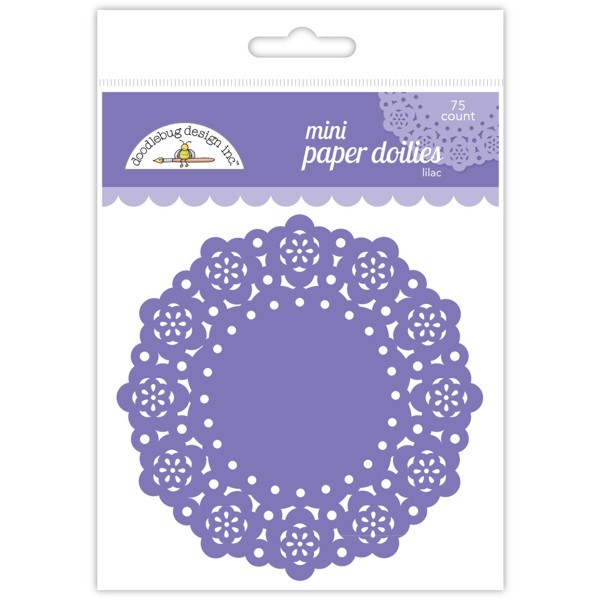 MINI Paper Doilies.  75 Pack. 3&quot;  Choose Color. Doodlebug Designs - $4.95