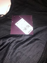 Ava Viv Black Textured T-Shirt Size 4X Short Sleeve T-Shirt W/ Cut-Out (... - £9.62 GBP