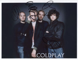 Coldplay (Band) FULLY SIGNED 8&quot; x 10&quot; Photo + COA Lifetime Guarantee - £239.79 GBP