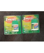 2 Pks Zyrtec Allergy Relief 10mg Tablets 60 Count (NO15) - £31.31 GBP