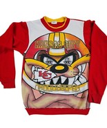 Retro 90s Womens S Kansas City Chiefs Sweatshirt Looney Tunes Large Grap... - $145.02