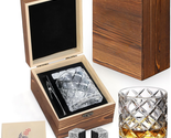  Fathers Day Gifts, Whiskey Stones Gift Set - Bourbon Stones Gift for Me... - $29.77