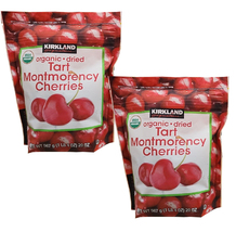 2 Packs Kirkland Signature organic Dried Tart Montmorency Cherries. 20oz... - $37.31